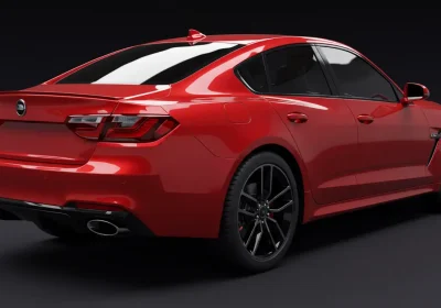 carro com pintura nova